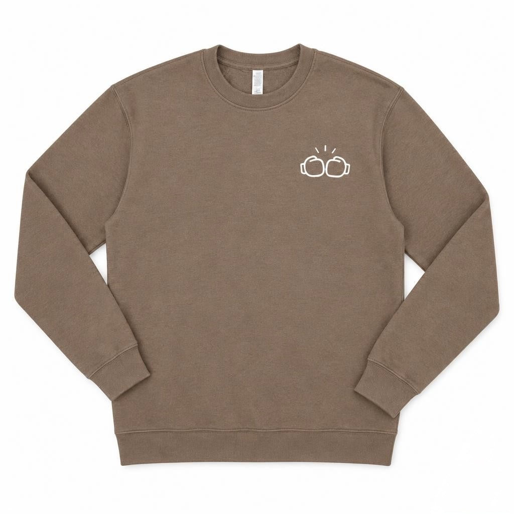 Heavyweight Crewneck Sweatshirt w/ His Strength Not Mine