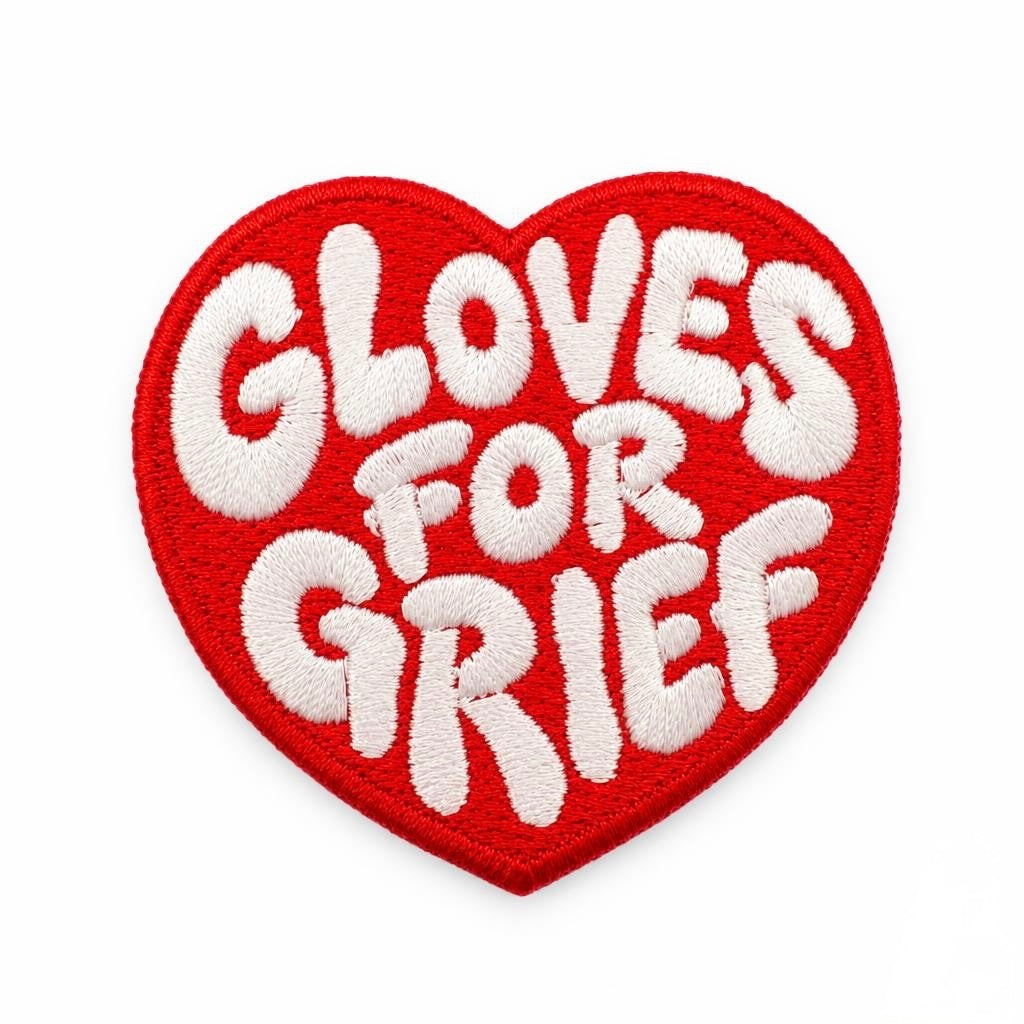 Gloves For Grief Iron-On Embroidered Patch